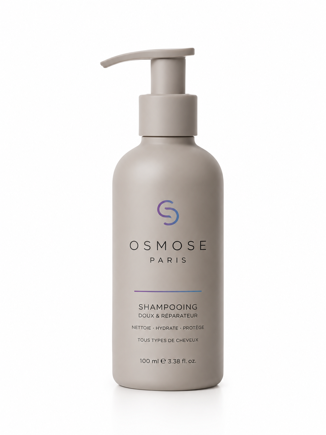 Shampooing doux & réparateur OSMOSE Paris, 100 ml.